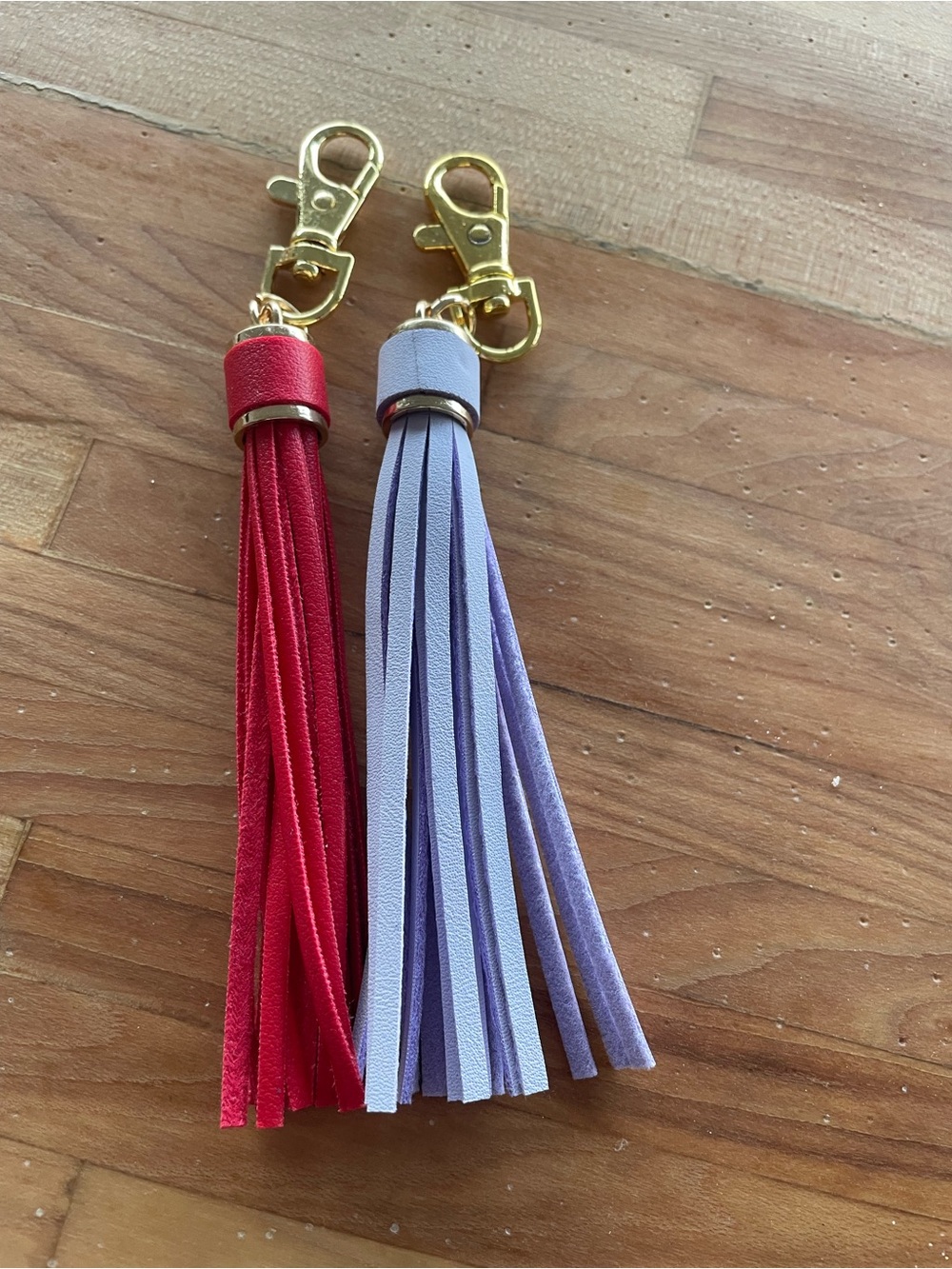 PU Leather Tassel Bag charm Choose 2 (Multiple Colors) - Picture 4 of 10